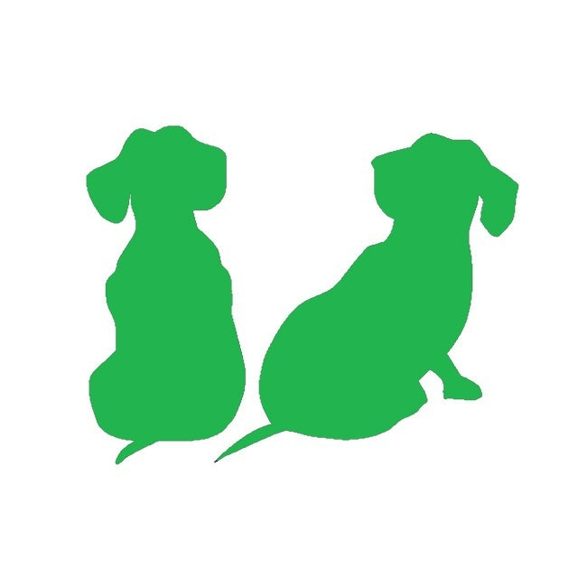 High-quality 13*10 cm Dachshund Puppies Dog JDM Graphic Vinyl Decal Car Sticker Windshield Window Glass Bumper Funny Truck Auto Door SUV Art Wall Laptop Waterproof Protector Refit