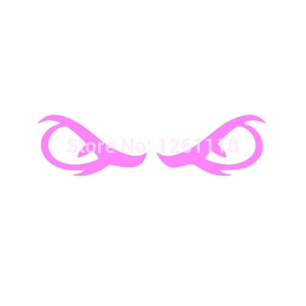 New Brand 15*4 cm Evil Badboy Eyes JDM Graphic Vinyl Decal Car Sticker Windshield Window Glass Bumper Funny Truck Auto Door SUV Art Wall Laptop Waterproof Protector Refit