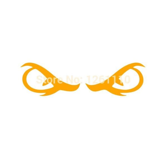 New Brand 15*4 cm Evil Badboy Eyes JDM Graphic Vinyl Decal Car Sticker Windshield Window Glass Bumper Funny Truck Auto Door SUV Art Wall Laptop Waterproof Protector Refit
