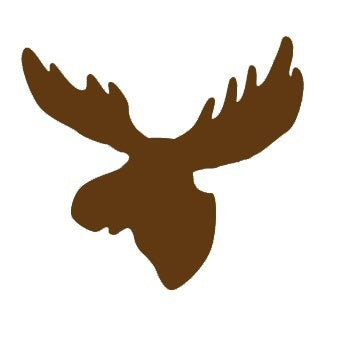 New Brand 13 cm x 11.7 cm Moose Head Animal Graphic Vinyl Decal Car Window Glass Bumper Sticker funny JDM Auto SUV Art Wall Laptop Waterproof Protector Refit