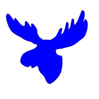 New Brand 13 cm x 11.7 cm Moose Head Animal Graphic Vinyl Decal Car Window Glass Bumper Sticker funny JDM Auto SUV Art Wall Laptop Waterproof Protector Refit