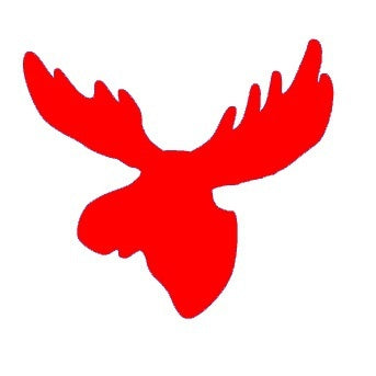 New Brand 13 cm x 11.7 cm Moose Head Animal Graphic Vinyl Decal Car Window Glass Bumper Sticker funny JDM Auto SUV Art Wall Laptop Waterproof Protector Refit