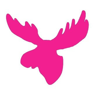 New Brand 13 cm x 11.7 cm Moose Head Animal Graphic Vinyl Decal Car Window Glass Bumper Sticker funny JDM Auto SUV Art Wall Laptop Waterproof Protector Refit