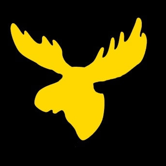 New Brand 13 cm x 11.7 cm Moose Head Animal Graphic Vinyl Decal Car Window Glass Bumper Sticker funny JDM Auto SUV Art Wall Laptop Waterproof Protector Refit