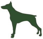 10*11 cm Doberman Dog Pinscher Animal Graphic Vinyl Decal Car Window Glass Bumper Sticker funny JDM Auto SUV Art Wall Laptop Laptop Waterproof Protector Refit