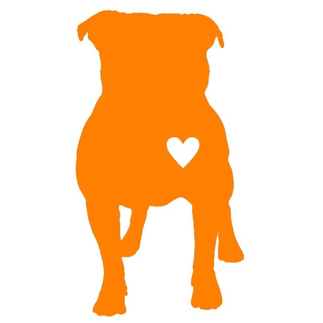 3* 5.5 inch Pitbull Heart Dog Graphic Vinyl Decal Car Window Glass Bumper Sticker funny JDM Auto SUV Art Wall Laptop Laptop Waterproof Protector Refit