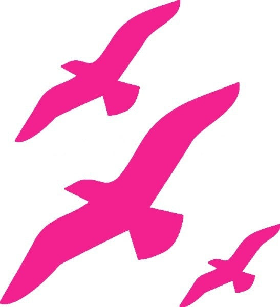 2017 NEW 7 cmX20 cm Birds Seagulls JDM Graphic Vinyl Decal Car Sticker Windshield Window Glass Bumper Funny Truck Auto Door SUV Art Wall Laptop Waterproof Protector Refit