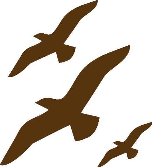 2017 NEW 7 cmX20 cm Birds Seagulls JDM Graphic Vinyl Decal Car Sticker Windshield Window Glass Bumper Funny Truck Auto Door SUV Art Wall Laptop Waterproof Protector Refit
