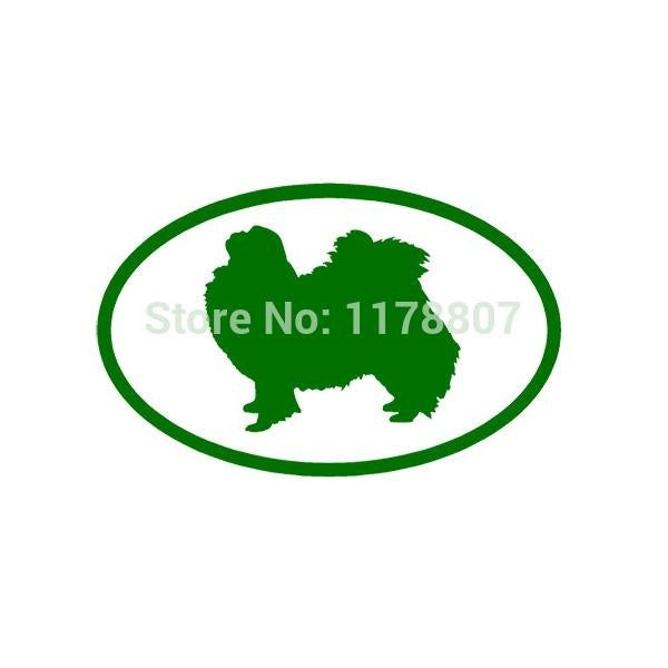 Fashion 5.5*3.5 inch Home Decorations Vinyl Decal Car Stickers Window Sticker Waterproof Sticker JDM Japanese Chin Dog