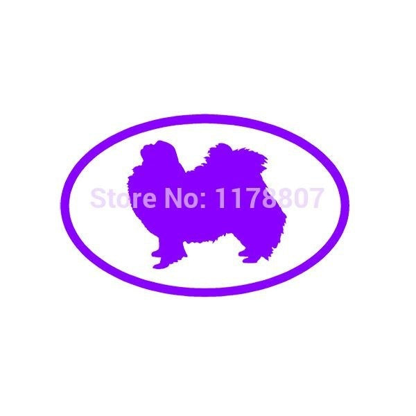 Fashion 5.5*3.5 inch Home Decorations Vinyl Decal Car Stickers Window Sticker Waterproof Sticker JDM Japanese Chin Dog