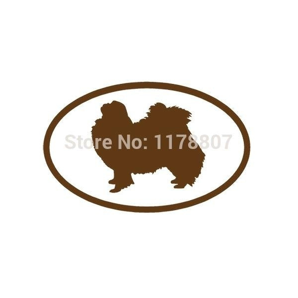 Fashion 5.5*3.5 inch Home Decorations Vinyl Decal Car Stickers Window Sticker Waterproof Sticker JDM Japanese Chin Dog