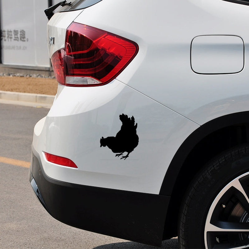 2017 NEW 15*15 cm ome Decorations Vinyl Decal Car Stickers Window Sticker Waterproof Sticker JDM Chicken Rooster
