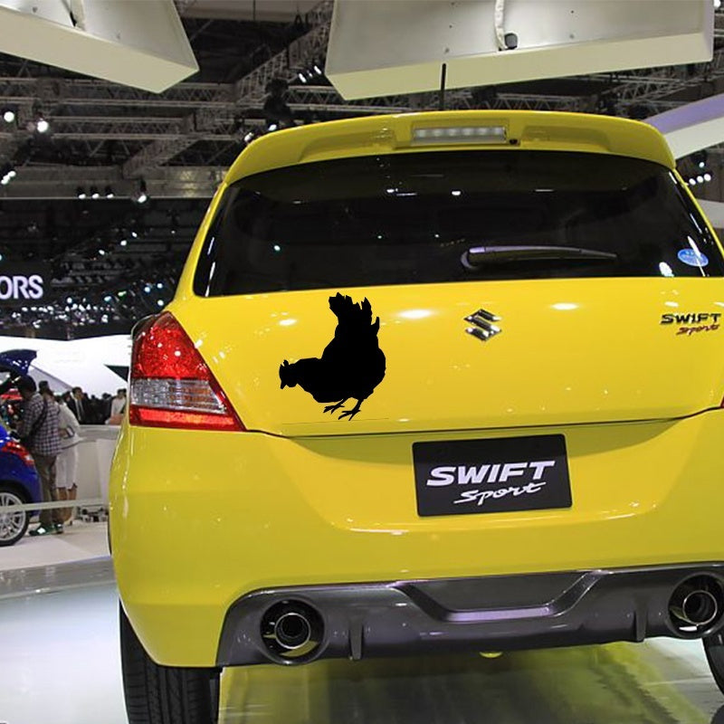 2017 NEW 15*15 cm ome Decorations Vinyl Decal Car Stickers Window Sticker Waterproof Sticker JDM Chicken Rooster