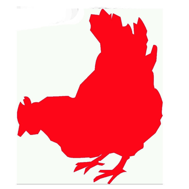 2017 NEW 15*15 cm ome Decorations Vinyl Decal Car Stickers Window Sticker Waterproof Sticker JDM Chicken Rooster