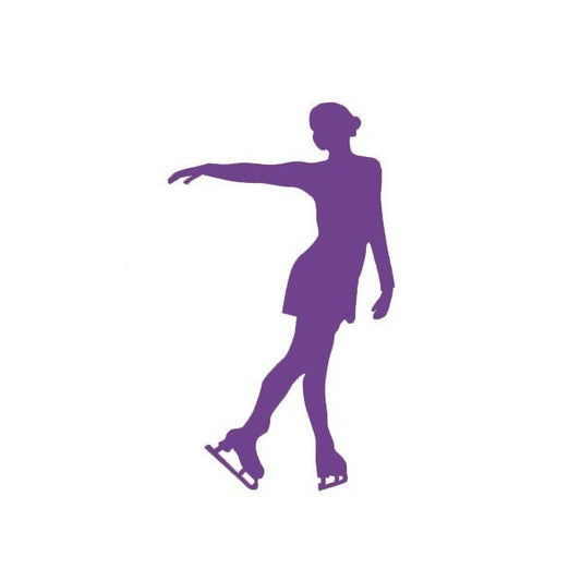 New Fashion 10 cmx17 cm Sports Modern Figure Skating Ice Dance JDM Graphic Vinyl Decal Car Sticker Windshield Window Glass Bumper Funny Truck Auto Door SUV Art Wall Laptop Waterproof Protector Refit