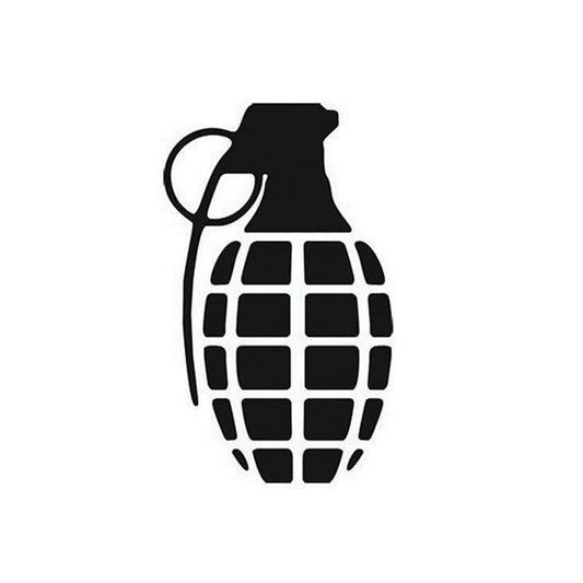 New Brand Grenade Car Window Bumper High-quality Car Sticker Vinyl Decals Jdm Skate Snowboard Scooter Bmx Wakeboard Surf