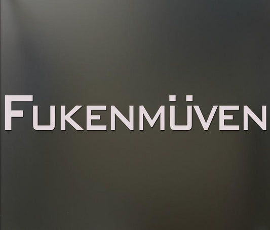 New Hot Fukenmuven Sticker ,funny Jdm Drift Lowered Car Window car sticker