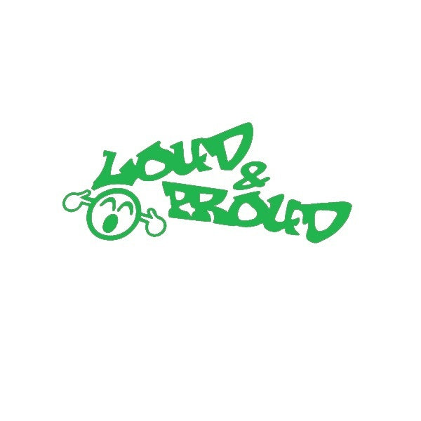 20.3*8.5 cm Automobile Motorcycle Vinyl Decal Car Stickers Glass Window Stickers Waterproof Stickers Jdm Loud and Proud