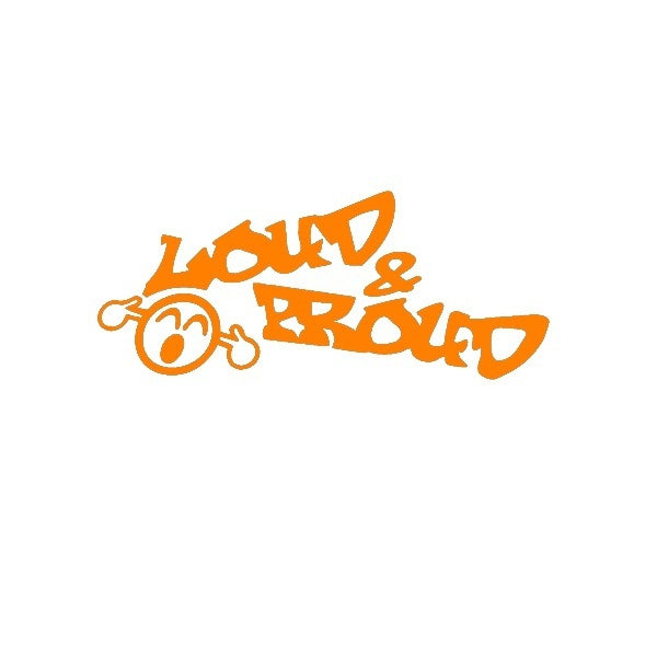 20.3*8.5 cm Automobile Motorcycle Vinyl Decal Car Stickers Glass Window Stickers Waterproof Stickers Jdm Loud and Proud
