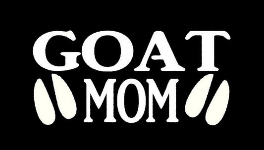 Hot Tc Cute Wild Animals Goat Mom Sticker for Car Window Truck Bumper Auto Suv Door Laptop Kayak Vinyl Decal Boer Goat Thanksgiving Day