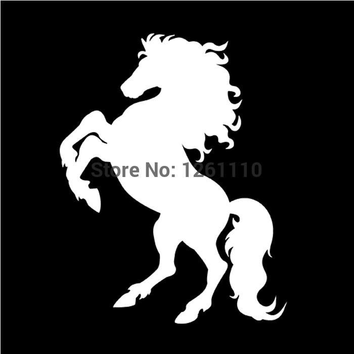 New Fashion 12.5 cmx16 cm Home Decorations Vinyl Decal Car Stickers Window Sticker Waterproof Sticker JDM Horses