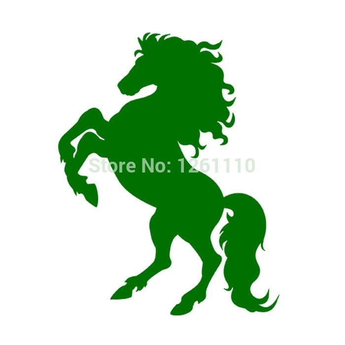 New Fashion 12.5 cmx16 cm Home Decorations Vinyl Decal Car Stickers Window Sticker Waterproof Sticker JDM Horses