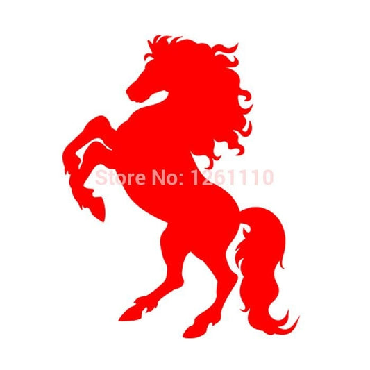 New Fashion 12.5 cmx16 cm Home Decorations Vinyl Decal Car Stickers Window Sticker Waterproof Sticker JDM Horses