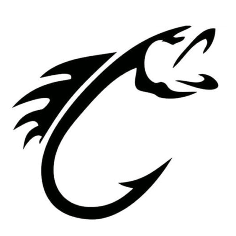New Hot 13 cm*12.5 cm Automobile Motorcycle Vinyl Decal Car Stickers Glass Window Stickers Jdm Animal 13*12.5Ccm Fishing Hooks