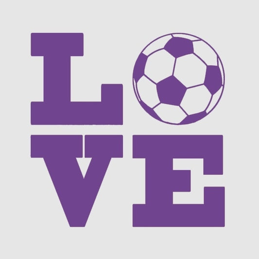 New Hot 14*14 cm Home Decorations Vinyl Decal Car Stickers Window Sticker Waterproof Sticker JDM Love Soccer Ball Sports