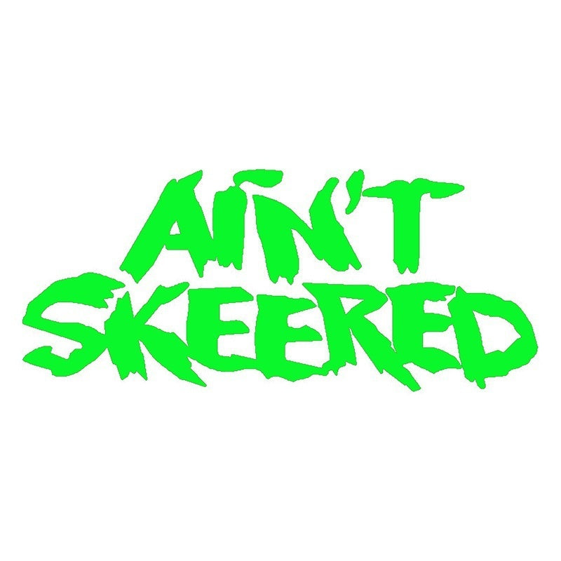 Fashion 18 cm x 6 cm Home Decorations Vinyl Decal Car Stickers Window Sticker Waterproof Sticker JDM Ain't Skeered