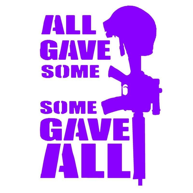 Fashion 11.4 cmx16.4 cm Car Stickers Vinyl Decal Wall Stickers Glass Window Stickers Motorcycle Jdm Gave All Military