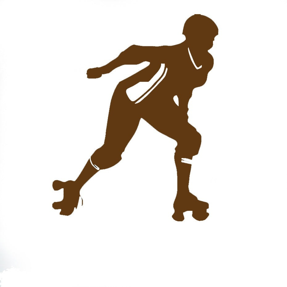 New Hot 12 cm x 15 cm Roller Derby Girl Novelty Car Stickers Window Vinyl Decal Truck Auto Suv Door Bumper Waterproof  Art Sticker Wall Jdm Laptop Kayak