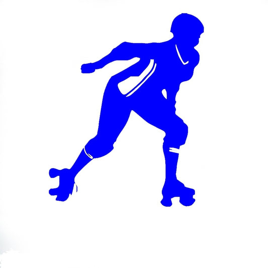 New Hot 12 cm x 15 cm Roller Derby Girl Novelty Car Stickers Window Vinyl Decal Truck Auto Suv Door Bumper Waterproof  Art Sticker Wall Jdm Laptop Kayak