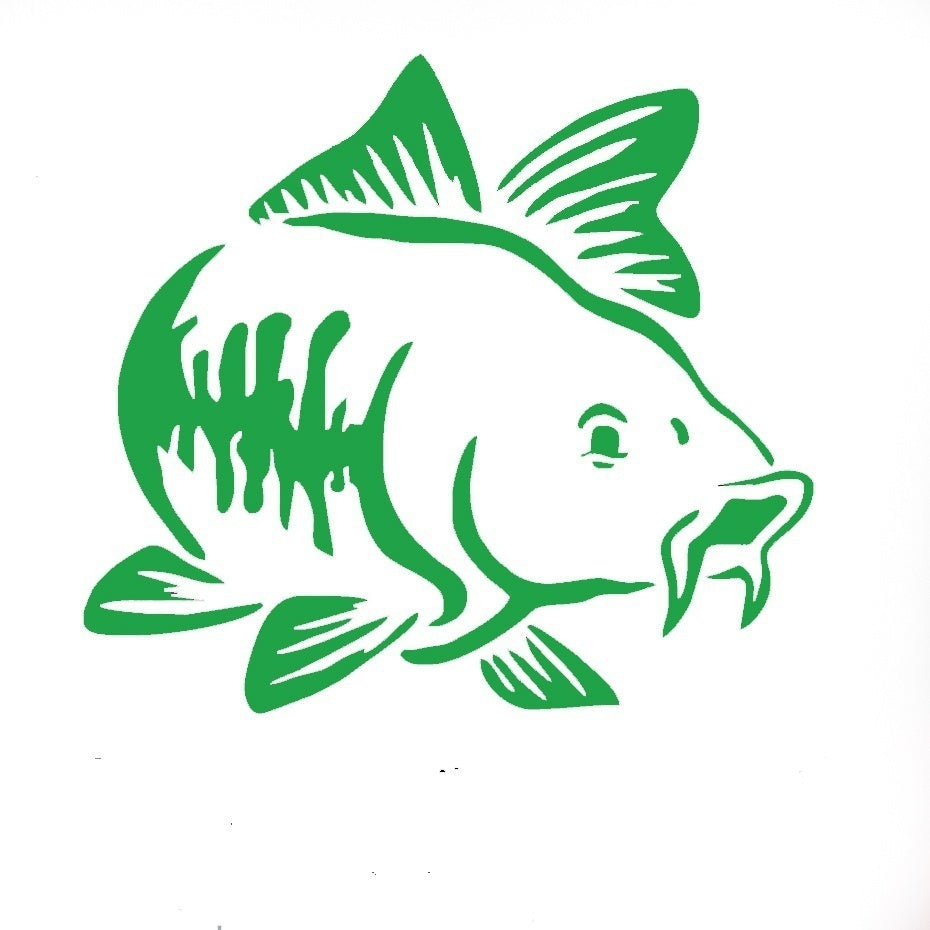 Hot 15 cm x 15 cm Home Decorations Vinyl Decal Car Stickers Window Sticker Waterproof Sticker JDM Carp Fishing