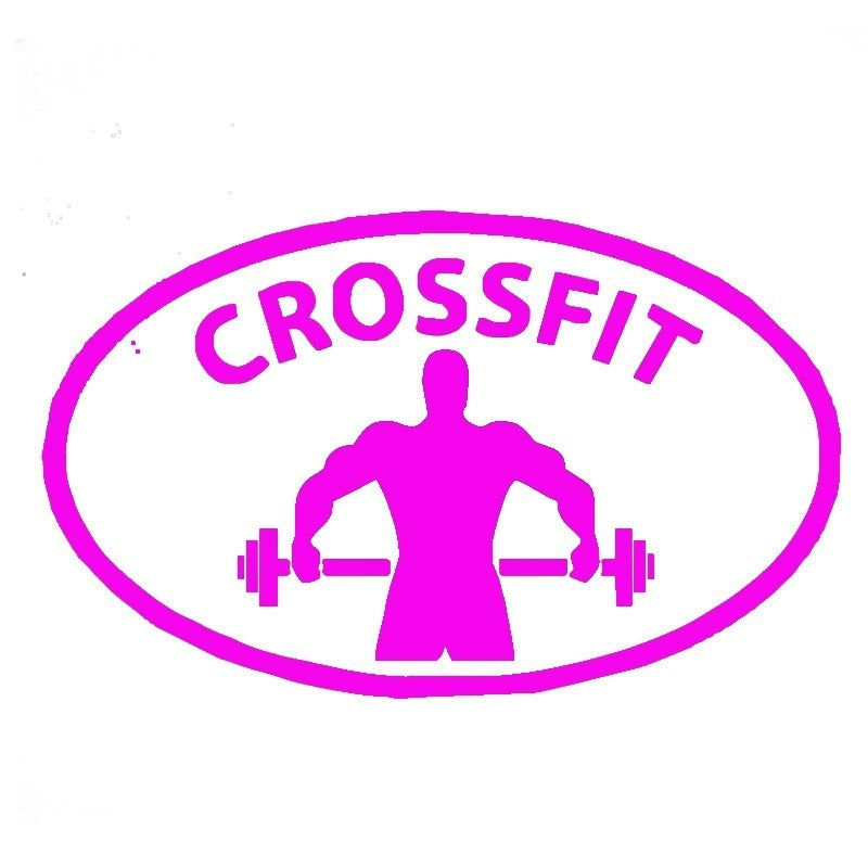 Hot 15*10 cm Home Decorations Vinyl Decal Car Stickers Window Sticker Waterproof Sticker JDM Crossfit Training Sport