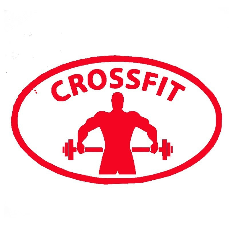 Hot 15*10 cm Home Decorations Vinyl Decal Car Stickers Window Sticker Waterproof Sticker JDM Crossfit Training Sport