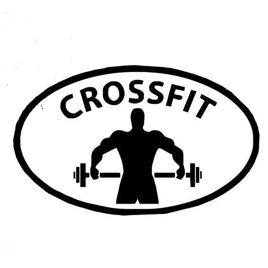 Hot 15*10 cm Home Decorations Vinyl Decal Car Stickers Window Sticker Waterproof Sticker JDM Crossfit Training Sport