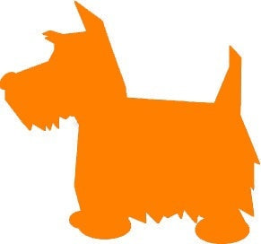 2017 NEW 10 cm x 9 cm Scottish Terrier Dog Scottie Animal Novelty Car Stickers Window Vinyl Decal Truck Auto Suv Door Bumper Waterproof  Art Sticker Wall Jdm Laptop Kayak