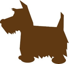 2017 NEW 10 cm x 9 cm Scottish Terrier Dog Scottie Animal Novelty Car Stickers Window Vinyl Decal Truck Auto Suv Door Bumper Waterproof  Art Sticker Wall Jdm Laptop Kayak