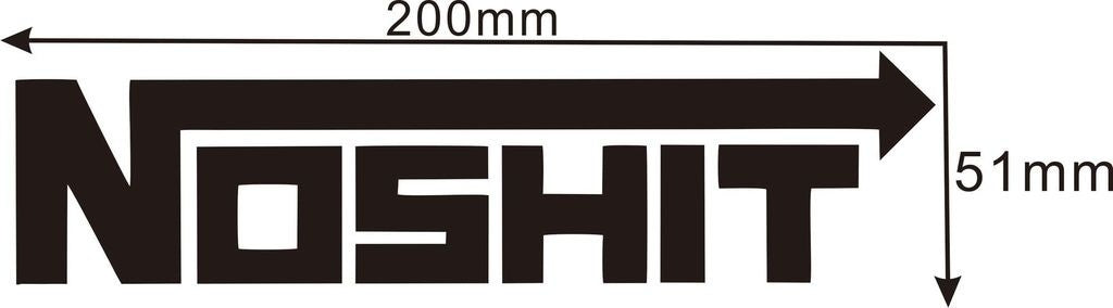 2018 NEW Nos Hit Window Drift Matte Black Car Sticker Joke Funny Cool Euro Jdm Vag