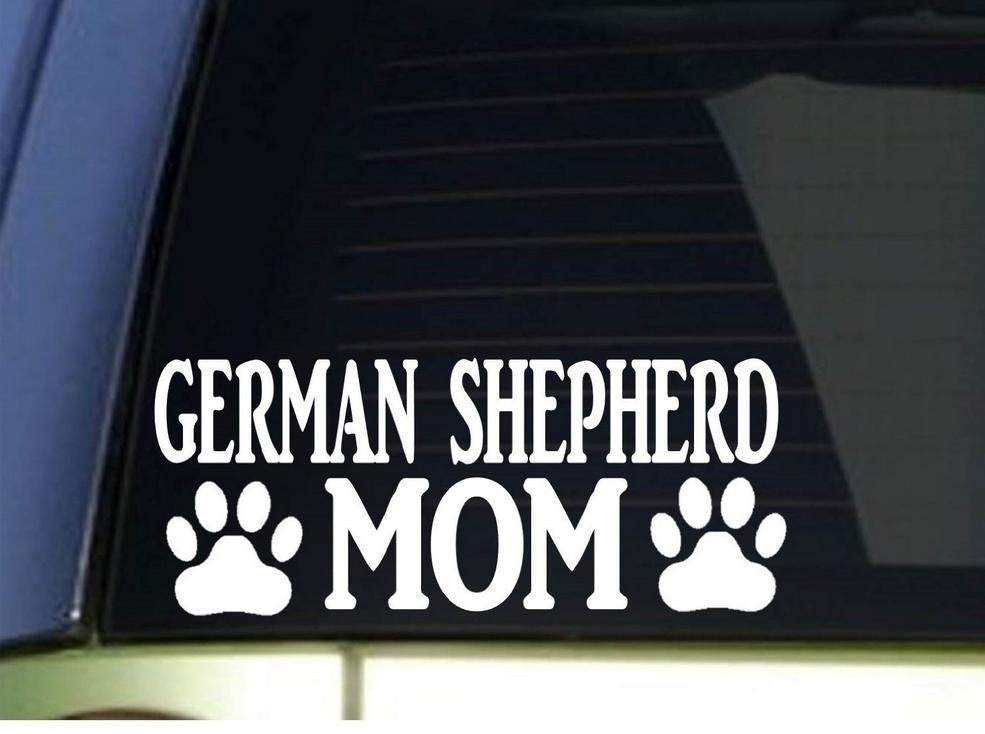 Tc German Shepherd Mom Sticker Vinyl Schutzhund