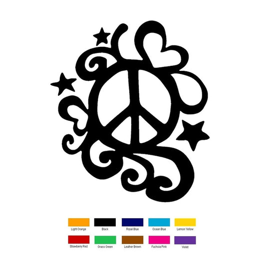 New Brand Car Stickers Vinyl Decal Wall Stickers Glass Window Stickers Motorcycle Jdm 15cm x 12cm Peace Fancy Sign