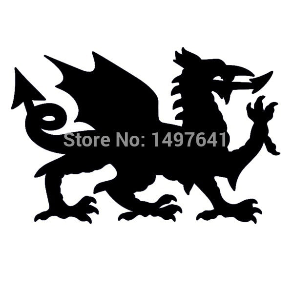 New Hot 8.5 cm x 13 cm Home Decorations Vinyl Decal Car Stickers Window Sticker Waterproof Sticker Jdm "Welsh Dragon" Wales