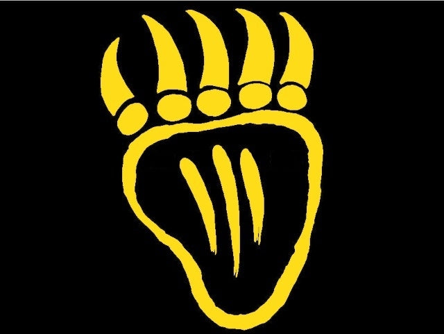New Fashion 10 cm x 14 cm Native American Bear Paw JDM Graphic Vinyl Decal Car Sticker Windshield Window Glass Bumper Funny Truck Auto Door SUV Art Wall Laptop Waterproof Protector Refit