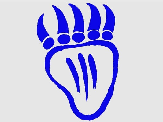 New Fashion 10 cm x 14 cm Native American Bear Paw JDM Graphic Vinyl Decal Car Sticker Windshield Window Glass Bumper Funny Truck Auto Door SUV Art Wall Laptop Waterproof Protector Refit