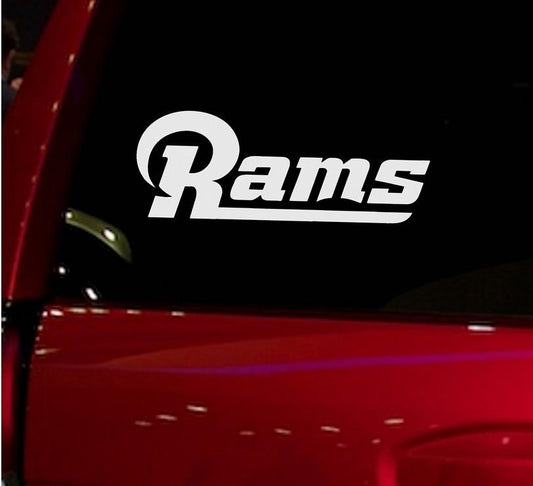 Hot Rams Auto Window Sticker Decal for Car Truck Suv