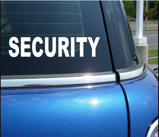 New Fashion Security Staff Office Guard Funny Decal Sticker Art Car Wall Decor