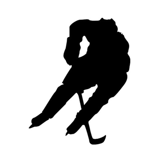 2017 NEW  Sport Ice Hockey Skate Car Sticker Ice Roller Sports Vinyl Decal For Wall Truck SUV Window Bumper 12x12 cm