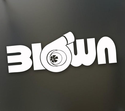 New Hot Turbo Blown Boost Sticker Funny Jdm Drift Lowered Car Window Racing Decal Car Sticker