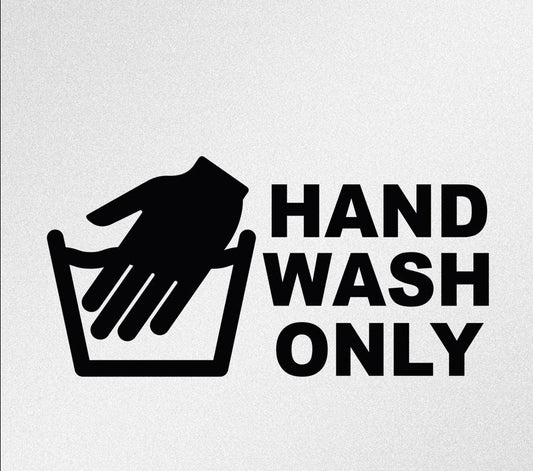 New Hot Hand Wash Only Jdm Car Body Window Bumper Vinyl Decal Sticker Car Sticker